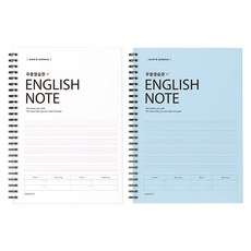 Pinkfoot 模範生習慣 英語筆記本, 隨機出貨, 2本