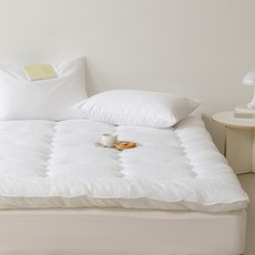 Homesliving 半半記憶棉雙面三明治床墊, 7cm, 白色