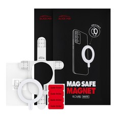 BLACK POD 磁吸環, 白色, 2套