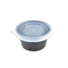 JH 일회용 소스 용기 블랙 소 95파이, 1개입, 1000개