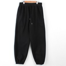 플레이즈 남성용 기모안감 와플 밴딩 조거 팬츠