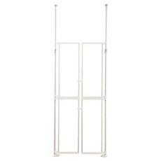 kiwObOri 超高透明寵物安全門組, 白色, 1組