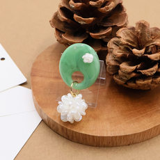 絲綢之路 銀松花鈴胸針