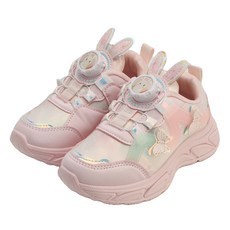 Rabbitfoot 女童款兔子PU旋鈕運動鞋