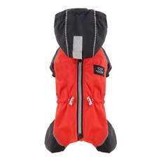 PUPPY ANGEL 中性款寵物 MAGAGIO 連身雨衣 OW523, 337 紅色