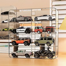 NEO GLENN 百葉窗式汽車模型展示架 8格收納盒