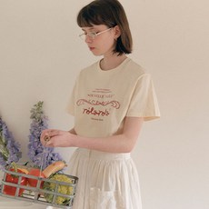 rolarola 女款休閒風字母印花短袖T恤