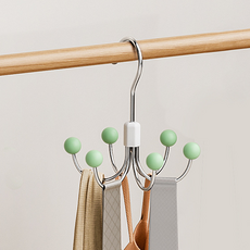 All is you 旋轉式多功能掛鉤衣架, 綠色, 1個