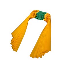 House of Seoha 高彈力彈弓橡皮筋 0.75mm x 22cm, 10個, 黃色