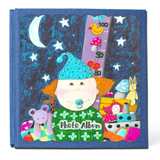 明星故事書相簿 32.5 x 33.5 cm, 20張, 08 Sleepy(相簿), 黑色(內頁)