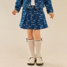 RieBello 女童丹寧裙