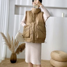 루나글램 새로운 패션 플러스 사이즈 임산부 다운 조끼