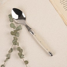 까르투하 앙클라 라귀올 양식 테이블 디너 스푼, 아이보리, 1개