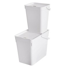 Nature Living隨心所欲使用的模組型家用分類回收箱 2種組, 白色, 1組