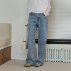JUCY JUDY 女款基本直筒丹寧長褲 JZDP02EA