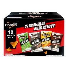 Doritos 多力多滋 迷你脆星級小吃組 九層塔 4個 + 皮蛋 4個 + 炭烤雞翅 5個 + 墨魚 5個, 972g, 1套