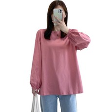 Leon 孕婦泡泡袖長袖上衣 JJ948