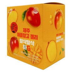 Jeju Orange Factory 濟州蘋果芒果Q彈果凍 5入, 1個, 390g