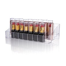 조이앤조이 립스틱 수납 데스크 톱 정리대 투명 36PCS, 1개