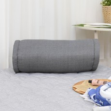 Magic Bed 午睡顏料染色圓形枕頭套 + 枕芯, 摩登巧克力, 1個