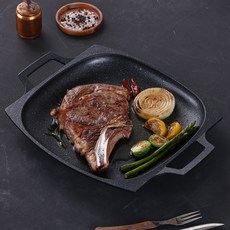 Lacena 電磁爐 Camper Cook 深型多功能方形露營烤盤, 32cm, 1個