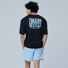 LAZYBEE 男性用涼感輕量寬鬆版防曬衣短袖 + 短褲套裝