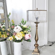 CoTe TaBLe Diamant 短版桌燈 + 燈罩組 HB18206, 其他顏色, 1個, 復古黃銅