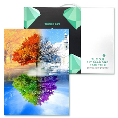 TUCO.B 藝術鑽石畫DIY套組 30 x 40 cm, 智慧之樹(D30-11), 1套