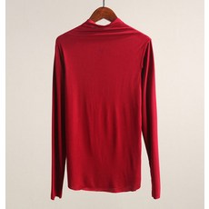 스타 모달 소프트 임부 긴팔 목티셔츠