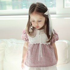 Kikimora 女童透氣格紋襯衫