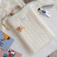 PRIELLE 尿布收納袋, 超大收納空間, 小清新風格, 防水內裡材質, 22*30cm, 象牙白色