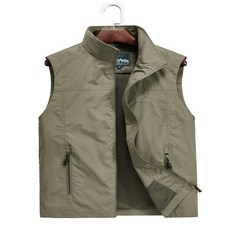 healingcare 露營 釣魚 登山 工作 背心 1908, 08 卡其色