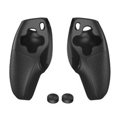 TECHLINE PS5 DualSense 手柄矽膠套+握把套黑色, 單品, 1組