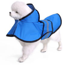 VIGESCO 寵物戶外散步 Scotchlite 安全雨衣 VIG-S2, 藍色, 1個