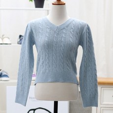 라라온 여성용 카릴느 브이넥 니트