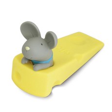 STOLIVING 起司老鼠造型門擋 灰色, 1個