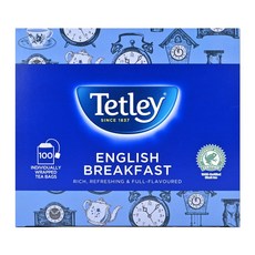 Tetley 泰特利 英式早餐紅茶茶包, 2g, 100個, 1盒