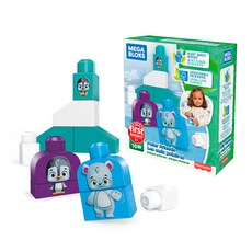 MEGA BRANDS 美高積木 植物來源積木系列 北極朋友們, 混合顏色, 1個