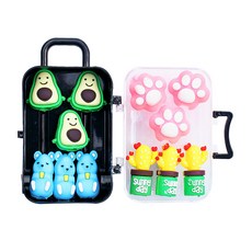 DADA 鉛筆保護蓋收納盒組 Avocado, 1套, 混色