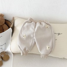 STARDOOR 兒童迷你小熊拉絨褲