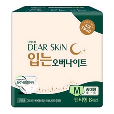 Dear Skin Air Embo 新 穿著式夜用衛生棉褲 中大碼, M(80~105cm), 8片, 1包