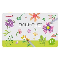 monAmi 鐵盒色鉛筆組, 12色, 1組