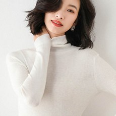 Andaromi 女性簡易造型合身高領衫