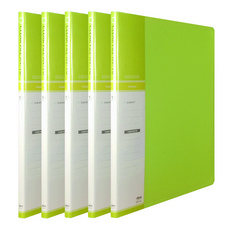 마이다스 10매 클리어화일 인덱스 A4, 연두색, 5개