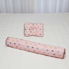 아띠블랑 유아용 순면 짱구베개 + 꿀잠 바디필로우 세트, 도치프렌즈