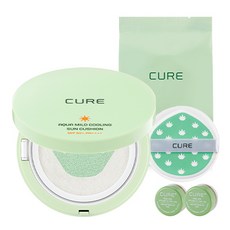 KIMJEONGMOON-ALOE La Sense 蘆薈修護水感溫和涼感防曬氣墊 SPF50+ PA++++ 25g + 補充蕊 + 迷你2X乳霜 3.5g x 2入組, 1個, 50g