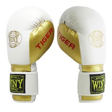 Winnie 老虎魔鬼氈拳擊手套, 白色
