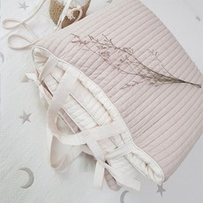 100支棉質雙面絎縫午睡被子, 象牙白 米色