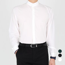 인피어스 남성용 레오 비즈니스 차이나 카라 셔츠 T25SS1-DM032