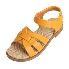 SHOOPEN KIDS 女童藤編鞋墊涼鞋 VKDW79S03